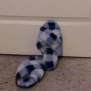 Blue, white & light blue Slippers